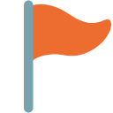 Triangular Flag as drawn by Google in Android 4.4