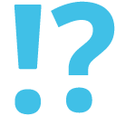 Exclamation Question Mark as drawn by Google in Android 4.4