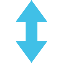 Up-Down Arrow as drawn by Google in Android 4.4