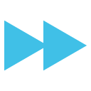 Fast-Forward Button as drawn by Google in Android 4.4