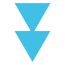 Fast Down Button as drawn by Google in Android 4.4