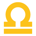 Libra as drawn by Google in Android 4.4