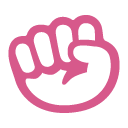 Raised Fist, the previous design