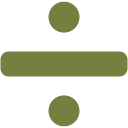 Divide as drawn by Google in Android 4.4