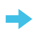 Right Arrow as drawn by Google in Android 4.4