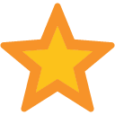 Star as drawn by Google in Android 4.4