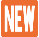 Wort „New“ in Blauem Quadrat as drawn by Google in Android 5.0