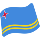 Flag: Aruba as drawn by Google in Android 5.0