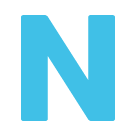 Regional Indicator Symbol Letter N, the design in this release