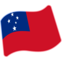 Flag: Samoa as drawn by Google in Android 5.0