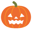 Jack-O-Lantern as drawn by Google in Android 5.0