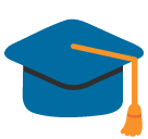 Graduation Cap as drawn by Google in Android 5.0