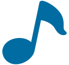 Nota Musicale as drawn by Google in Android 5.0