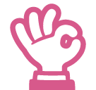 OK Hand as drawn by Google in Android 5.0