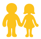 Woman and Man Holding Hands, the design in this release
