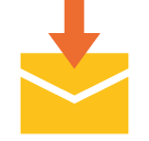 Envelope with Arrow as drawn by Google in Android 5.0
