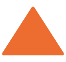 Triangolo Rosso Con Punta Verso L’alto as drawn by Google in Android 5.0