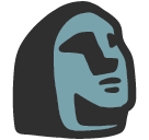 Moai as drawn by Google in Android 5.0