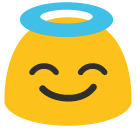 Smiling Face with Halo, the design in this release