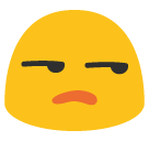 Rosto Aborrecido as drawn by Google in Android 5.0