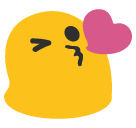 Face Blowing a Kiss as drawn by Google in Android 5.0