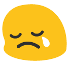 Crying Face as drawn by Google in Android 5.0
