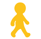 Person Walking as drawn by Google in Android 5.0
