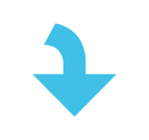 Right Arrow Curving Down, the design in this release