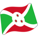Flag: Burundi as drawn by Google in Android 6.0.1