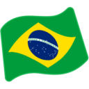 Flag: Brazil as drawn by Google in Android 6.0.1