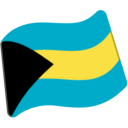 Flag: Bahamas as drawn by Google in Android 6.0.1