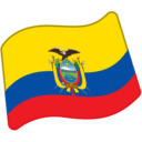 Flag: Ecuador as drawn by Google in Android 6.0.1