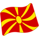 Flag: North Macedonia as drawn by Google in Android 6.0.1