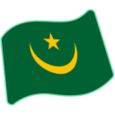 Flag: Mauritania as drawn by Google in Android 6.0.1