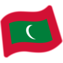 Flag: Maldives as drawn by Google in Android 6.0.1