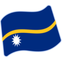 Flag: Nauru as drawn by Google in Android 6.0.1