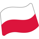Flag: Poland as drawn by Google in Android 6.0.1