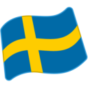 Flag: Sweden as drawn by Google in Android 6.0.1