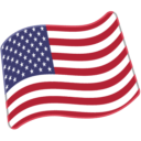 Flag: United States as drawn by Google in Android 6.0.1