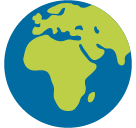 Globe Showing Europe-Africa, the previous design