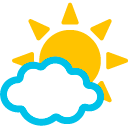 Sun Behind Small Cloud, the design in this release