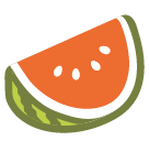 Watermelon as drawn by Google in Android 6.0.1