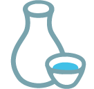 Sake as drawn by Google in Android 6.0.1