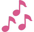 Musical Notes as drawn by Google in Android 6.0.1