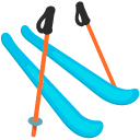 Skis as drawn by Google in Android 6.0.1