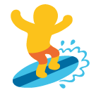 Person Surfing, the previous design