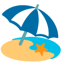 Beach with Umbrella, the design in this release