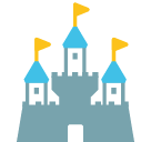 西洋の城 as drawn by Google in Android 6.0.1