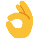 OK Hand as drawn by Google in Android 6.0.1