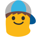 Boy as drawn by Google in Android 6.0.1